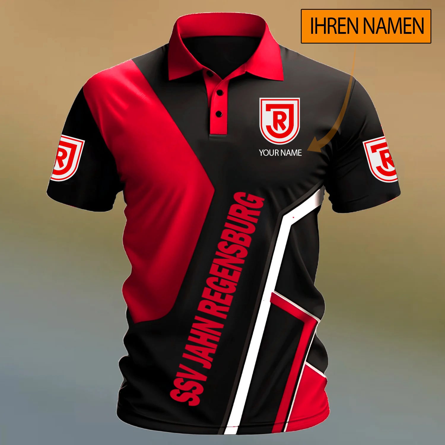 SSV Jahn Regensburg Poloshirt Sonderedition mit Ihrem Namen