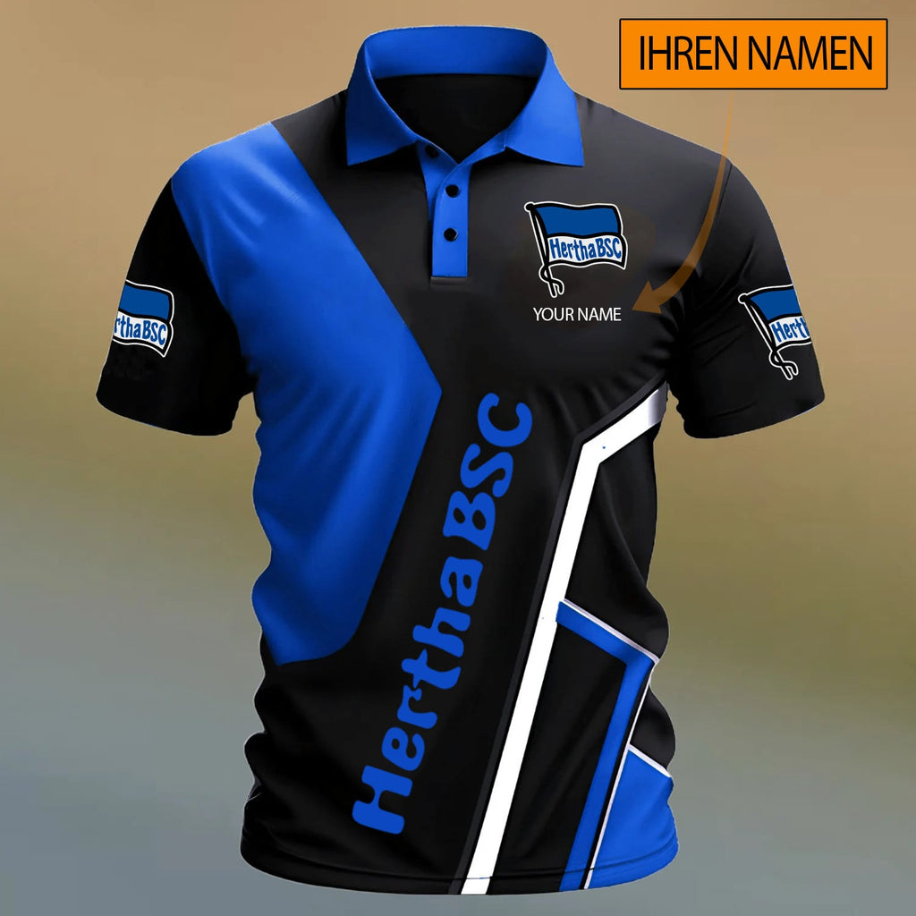 Hertha BSC Poloshirt Sonderedition mit individuellem Namen