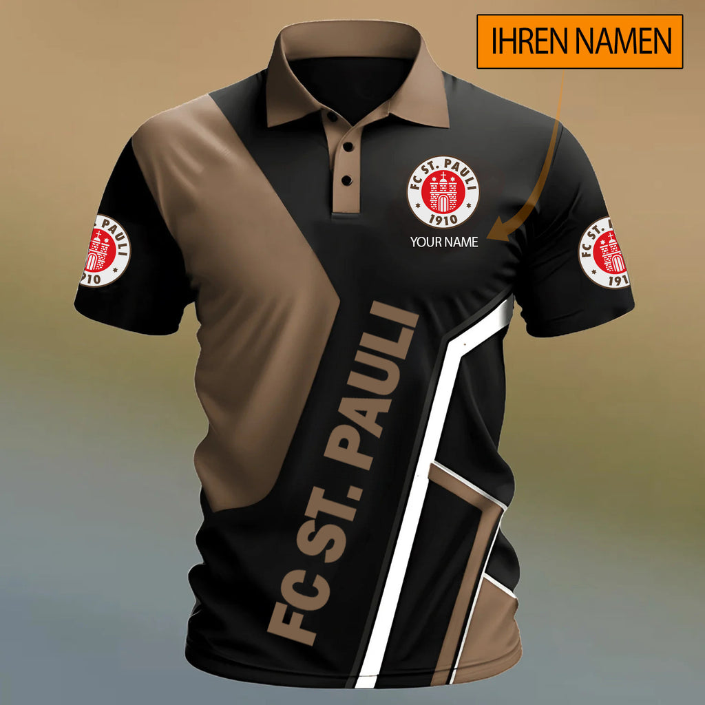 FC St. Pauli Poloshirt Sonderedition mit Ihrem Namen