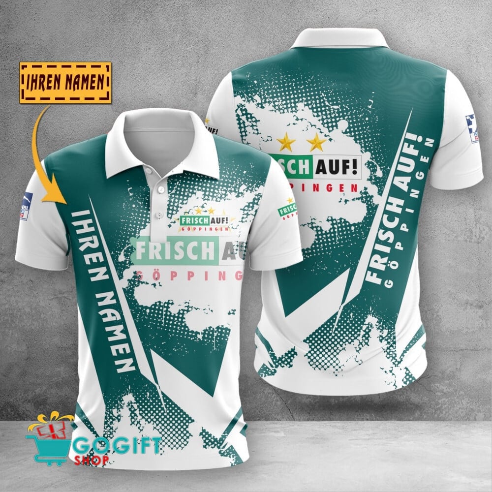 FRISCH AUF! Göppingen Poloshirt Spritz Design mit individuellem Namen
