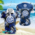 VfL Gummersbach Poloshirt Großes Logo im tropischen Stil
