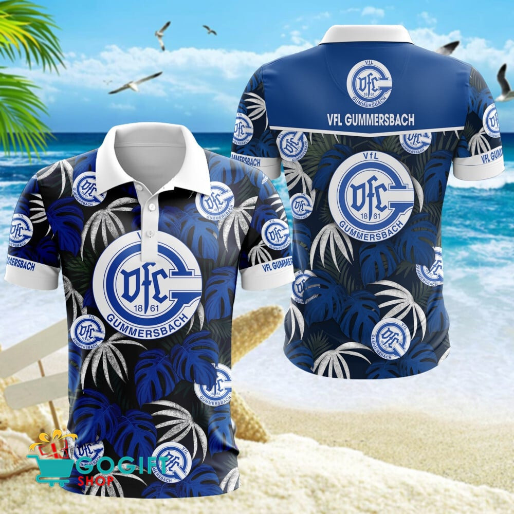 VfL Gummersbach Poloshirt Großes Logo im tropischen Stil