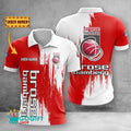 Brose Bamberg Poloshirt Kratz Design mit individuellem Namen