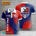 Heilbronner Falken Poloshirt Kratz Design mit individuellem Namen