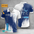 Dresdner Eislöwen Poloshirt Kratz Design mit individuellem Namen