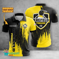 Krefeld Pinguine Poloshirt Kratz Design mit individuellem Namen