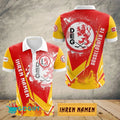 Düsseldorfer EG Poloshirt Schuppen Design mit individuellem Namen