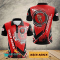 Eispiraten Crimmitschau Poloshirt Schuppen Design mit individuellem Namen