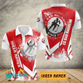 EC Bad Nauheim Poloshirt mit individuellem Namen Schuppen Design