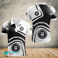 Veolia Towers Hamburg Poloshirt Schulter Farbspritzer Design Teamfarben