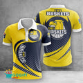 EWE Baskets Oldenburg Poloshirt Polka Dot Wellen Design