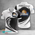 Skyliners Frankfurt Poloshirt Polka Dot Wellen Design