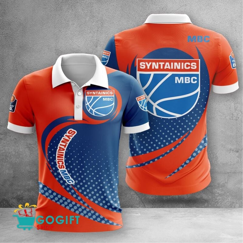 Syntainics MBC Poloshirt Polka Dot Wellen Design