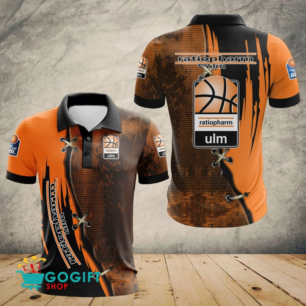Ratiopharm Ulm Poloshirt Patchwork Design Teamfarben
