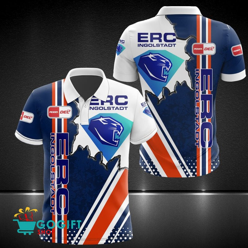 ERC Ingolstadt Poloshirt Mauer Design