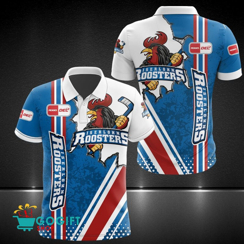 Iserlohn Roosters Poloshirt Mauer Design