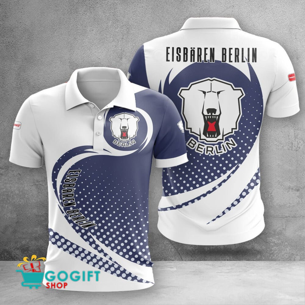 Eisbären Berlin Poloshirt Wellenpunkt Design
