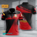 Bayer 04 Leverkusen Poloshirt Halbton Design mit individuellem Namen