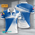 SV Darmstadt 98 Poloshirt Halbton Design mit individuellem Namen