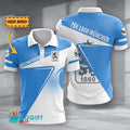TSV 1860 München Poloshirt Halbton Design mit individuellem Namen