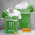 VfL Wolfsburg Poloshirt Zusammenarbeit mit Monster Energy mit individuellem Namen