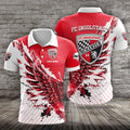 FC Ingolstadt 04 Poloshirt Vogelflügel Design mit individuellem Namen
