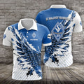 SV Waldhof Mannheim 07 Poloshirt Vogelflügel Design mit individuellem Namen