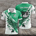 VfB Lübeck Poloshirt Vogelflügel Design mit individuellem Namen