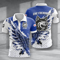 EHC Freiburg Poloshirt Vogelflügel Design mit individuellem Namen