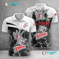 Nürnberg Ice Tigers Poloshirt Handabdruck Design