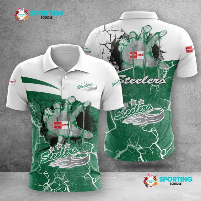 SC Bietigheim Steelers Poloshirt Handabdruck Design