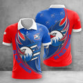 Adler Mannheim Poloshirt Feuer Design Teamfarben
