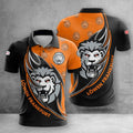 Löwen Frankfurt Poloshirt Feuer Design Teamfarben