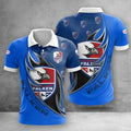 Heilbronner Falken Poloshirt Farbkombination des Feuermuster Teams