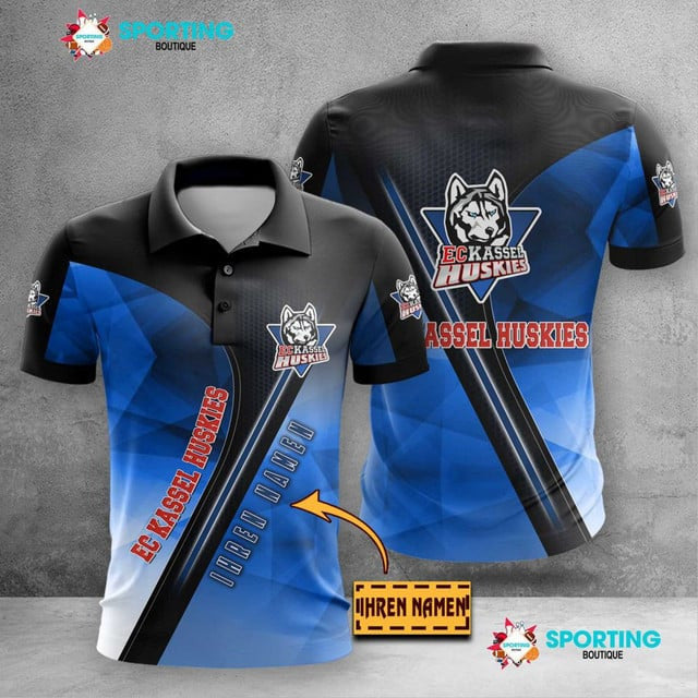 EC Kassel Huskies Poloshirt Moderner Sportlicher Stil mit individuellem Namen