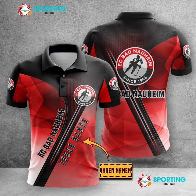 EC Bad Nauheim Poloshirt Moderner Sportlicher Stil mit individuellem Namen