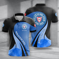 Holstein Kiel Poloshirt Moderner Geometrischer Stil mit individuellem Namen