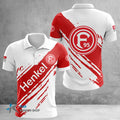 Fortuna Düsseldorf Poloshirt Farbspritzer Design