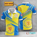 Eintracht Braunschweig Poloshirt mit individuellem Namen Geometrischer Passender Stil