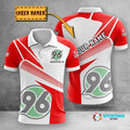 Hannover 96 Poloshirt mit individuellem Namen Geometrischer Passender Stil