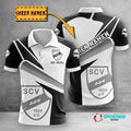 SC Verl Poloshirt mit individuellem Namen Geometrischer Passender Stil