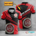 SV Wehen Wiesbaden Poloshirt Geometrischer Passender Stil mit individuellem Namen