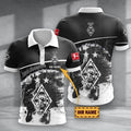 Borussia Mönchengladbach Poloshirt Hexagon Schuppen Design mit individuellem Namen