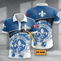 SV Darmstadt 98 Poloshirt mit individuellem Namen Hexagon Schuppen Design