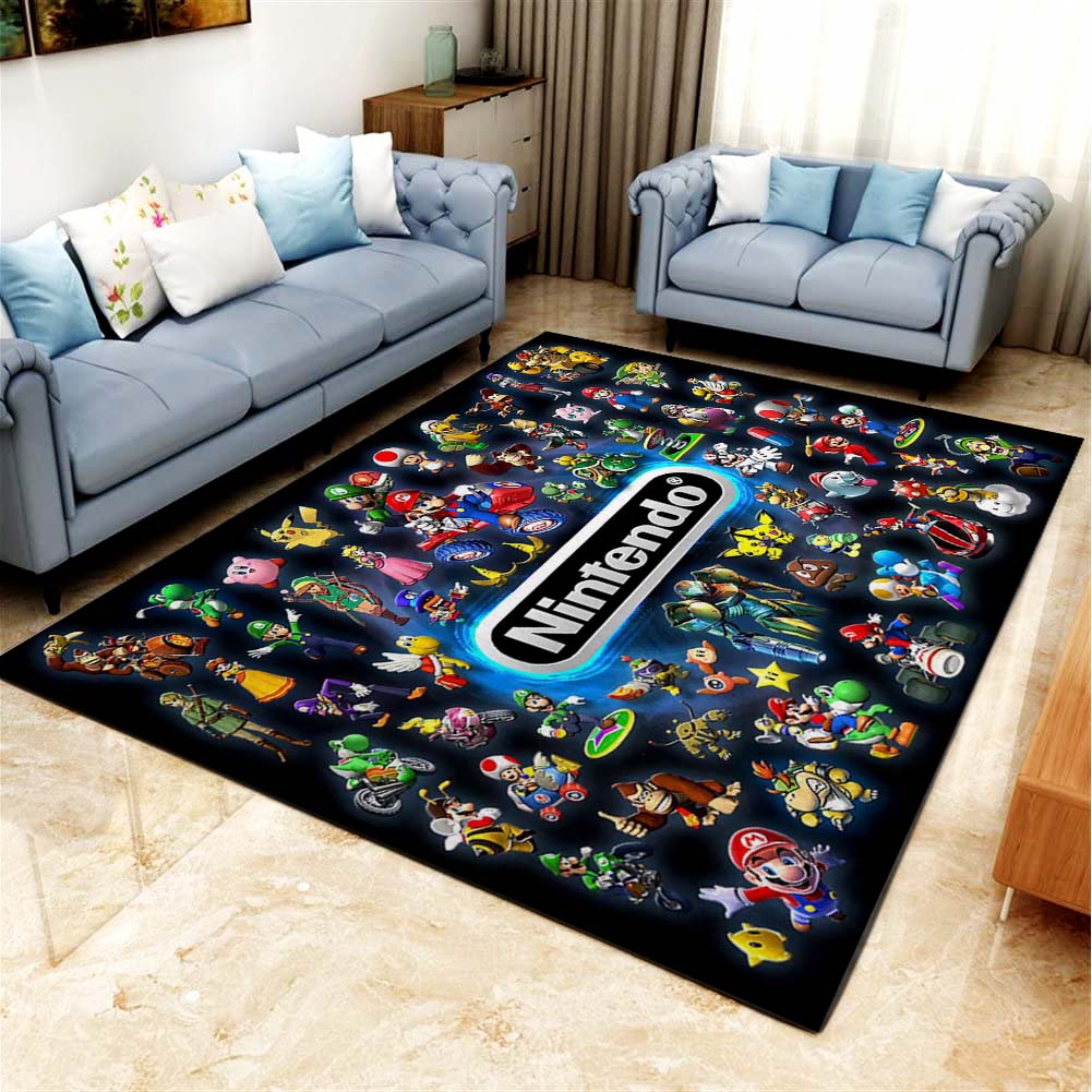 Alle Charakter Nintendo Teppich Wohnzimmer Küchenteppich Teppichboden