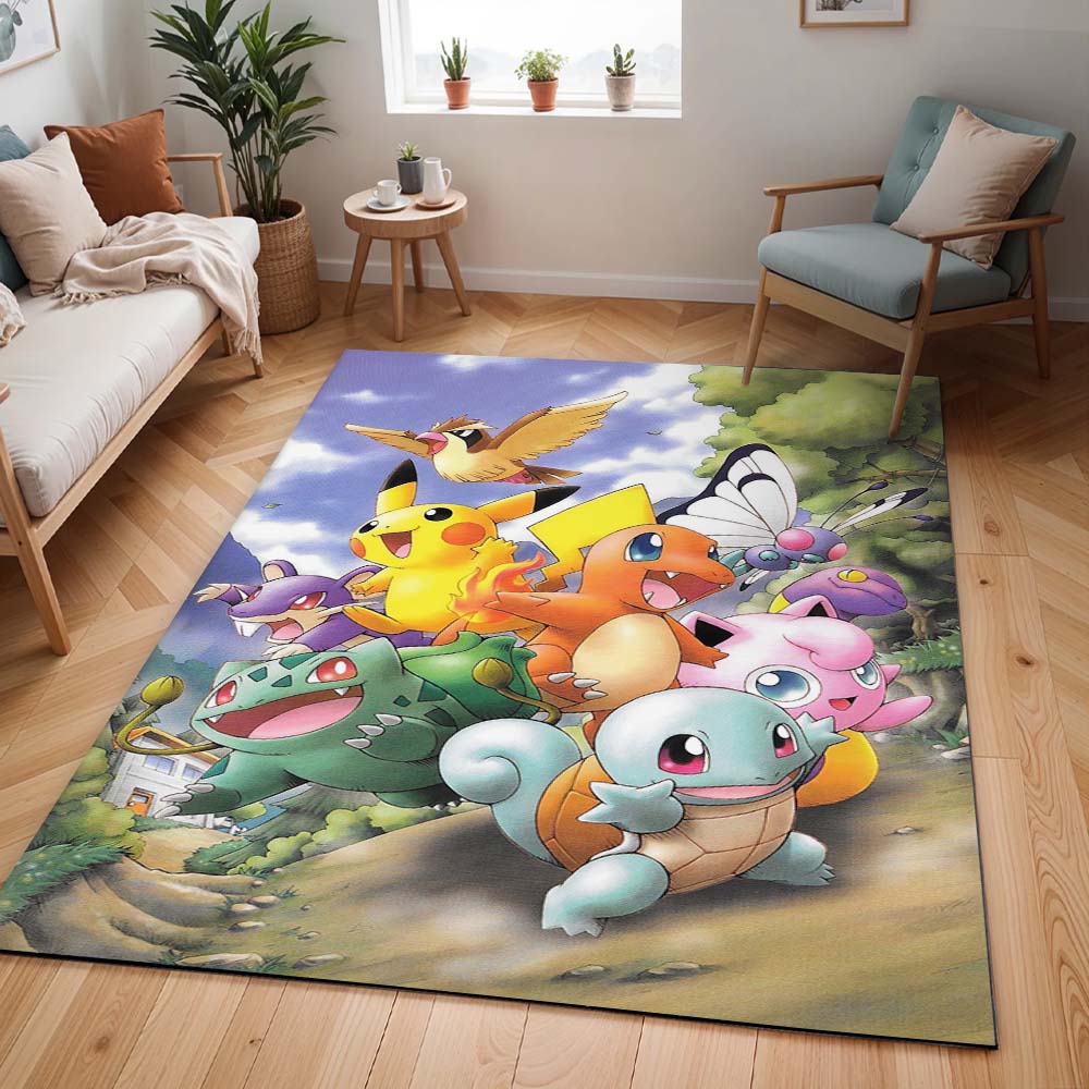 Alle glücklichen Pokémon Teppich