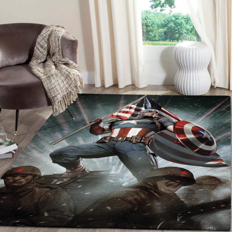 Avengers Marval Held Captain Teppich 3