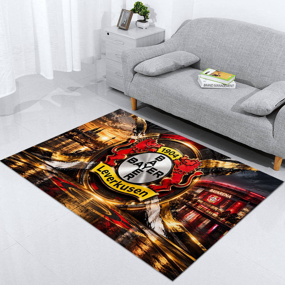 Bayer 04 Leverkusen Teppich 2026-Neues Fußball-Fan-Design 12