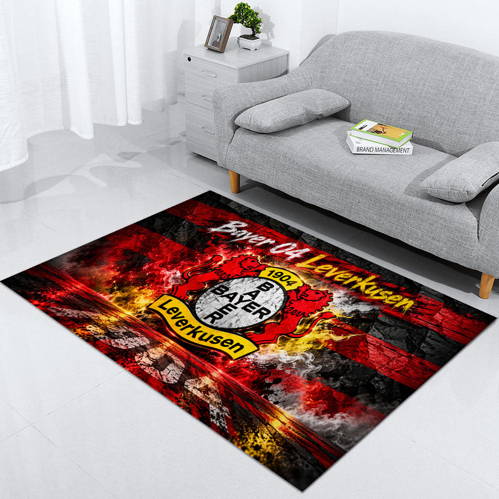 Bayer 04 Leverkusen Teppich 2026-Neues Fußball-Fan-Design 5