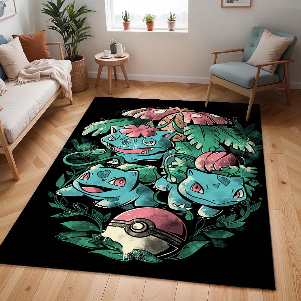 Bisasam Pflanze Gift Pokémon Teppich